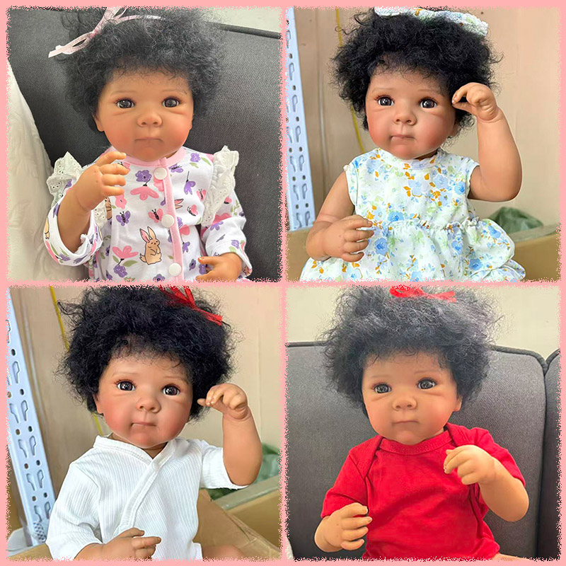 Baby Products For Curly Hair - Çoklu Stiller Koyu Tenli Tam Vinil