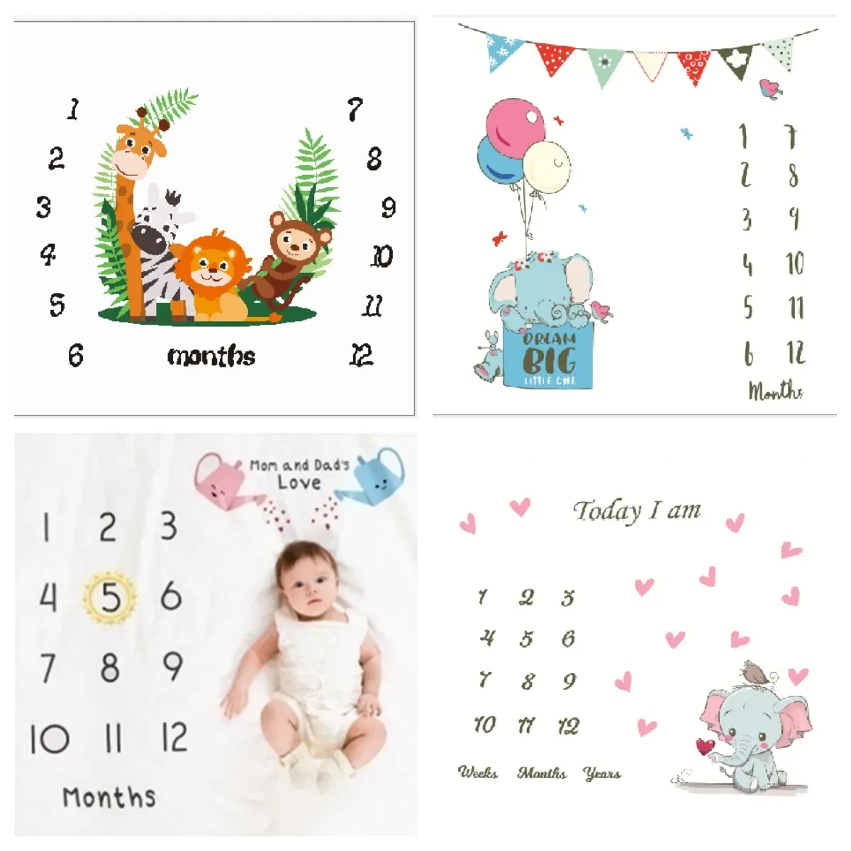 Play Mat - Arka plan battaniyeleri oyun matı bebek