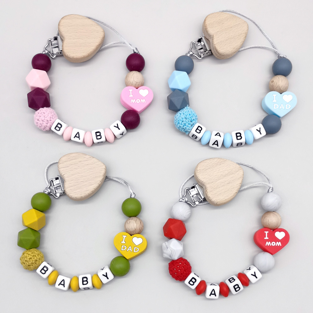 Baby Products For Gift - Kişiselleştirilebilir İsimli Bebek Diş Kaşıyıcı Emzik