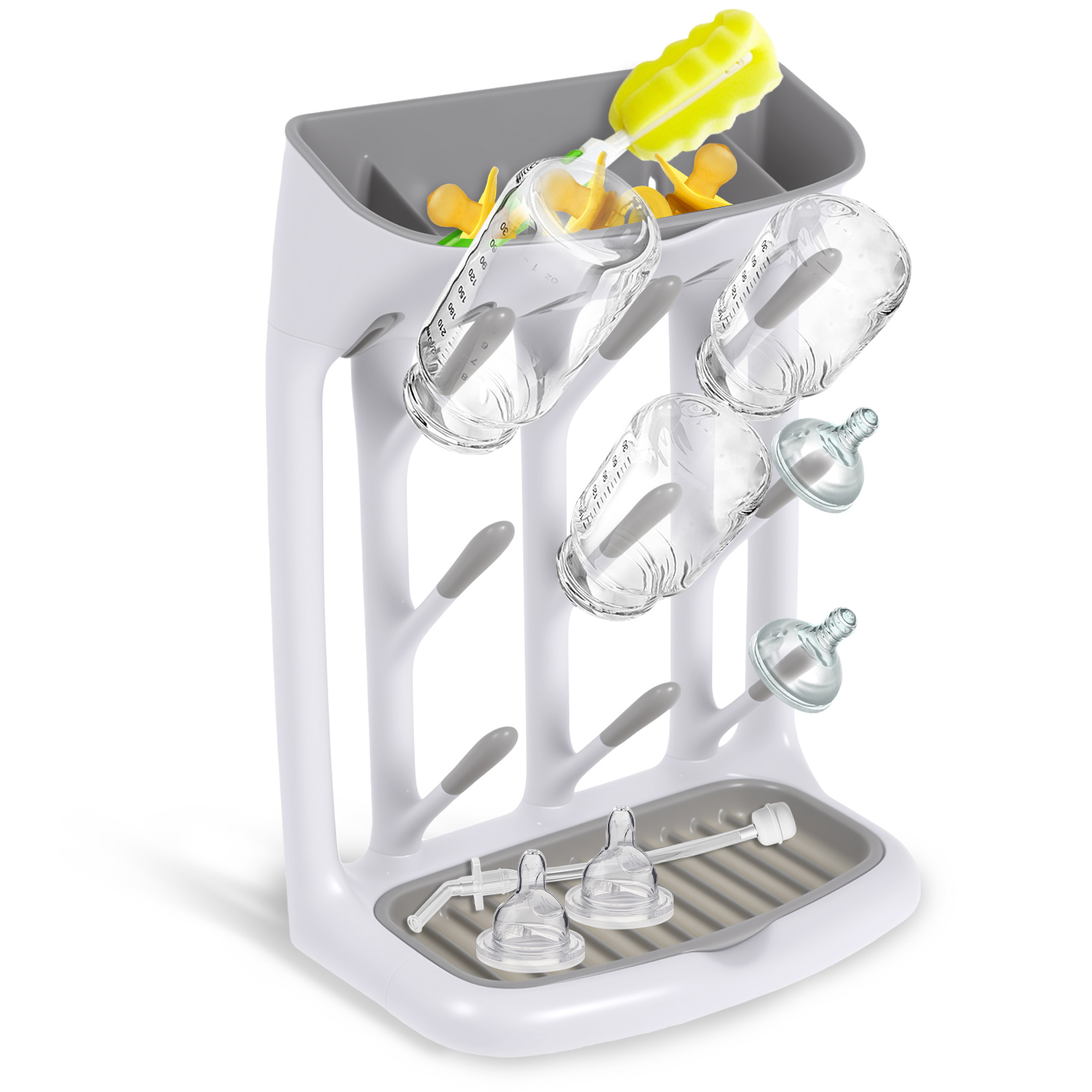 Baby Products Sale - Biberon Kurutma Rafı Plastik Dikey Ayaklı