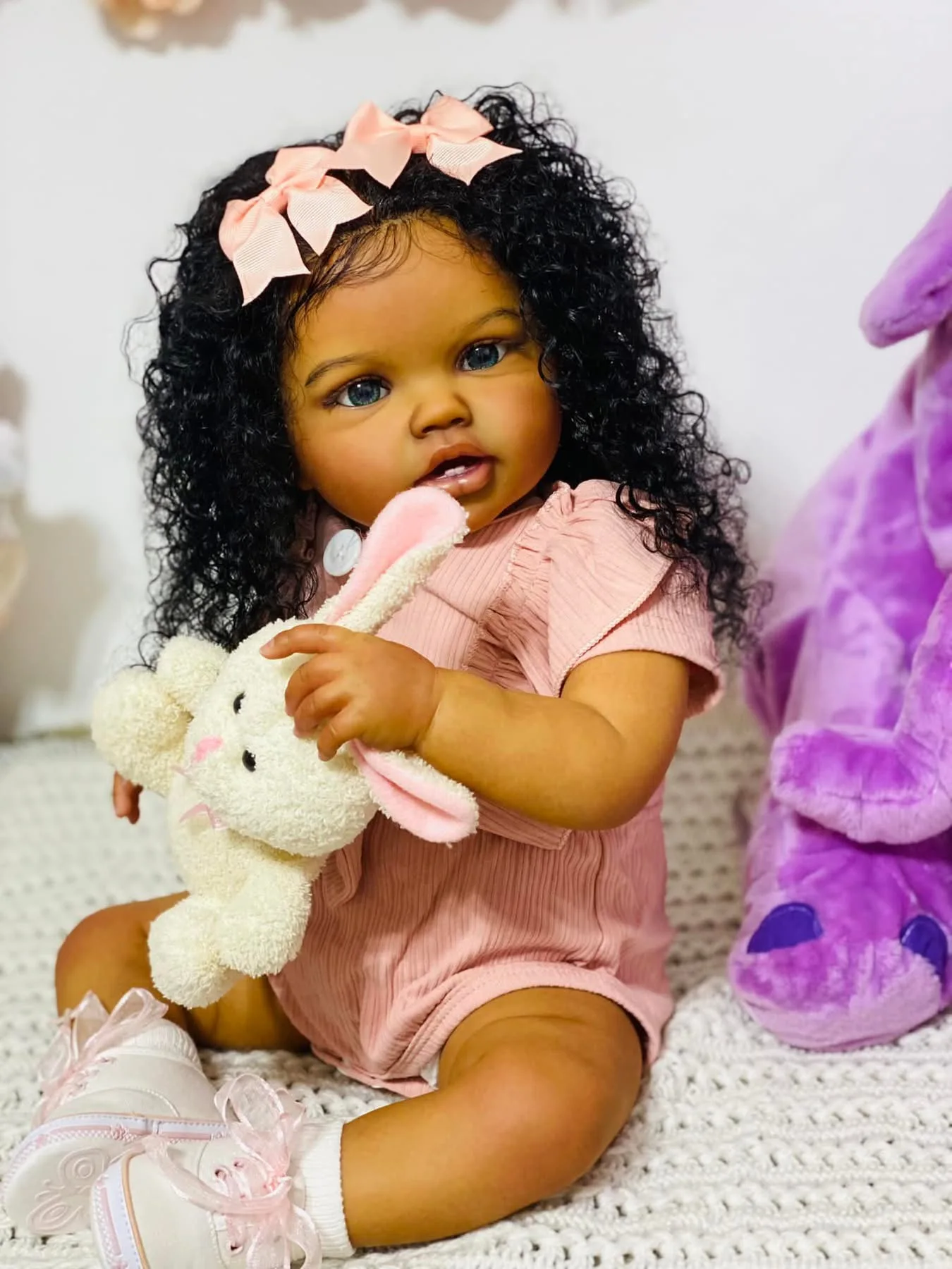 24 inç Yeniden Doğmuş Bebek Yü - Baby Products For Curly Hair incelemesi ve fiyatı