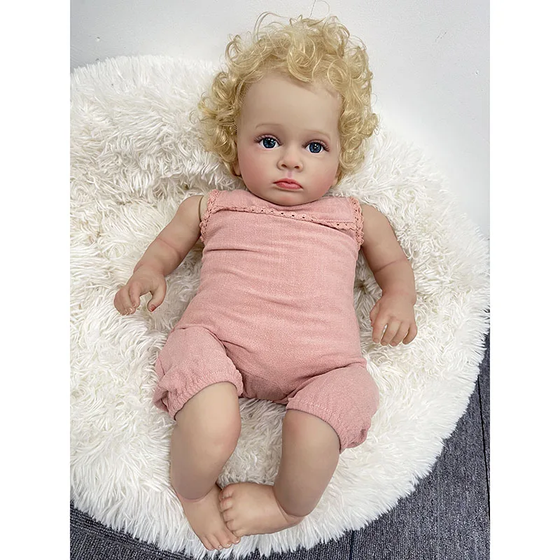 55 CM Yeniden Doğmuş Yürümeye  - Baby Products For Curly Hair incelemesi ve fiyatı