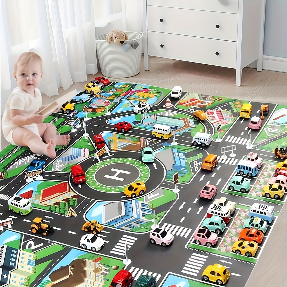 1 adet, şehir trafik oyun matı - Play Mat incelemesi ve fiyatı